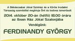 Ferdinandy György estje Békéscsabán Ferdinandy György estje Békéscsabán