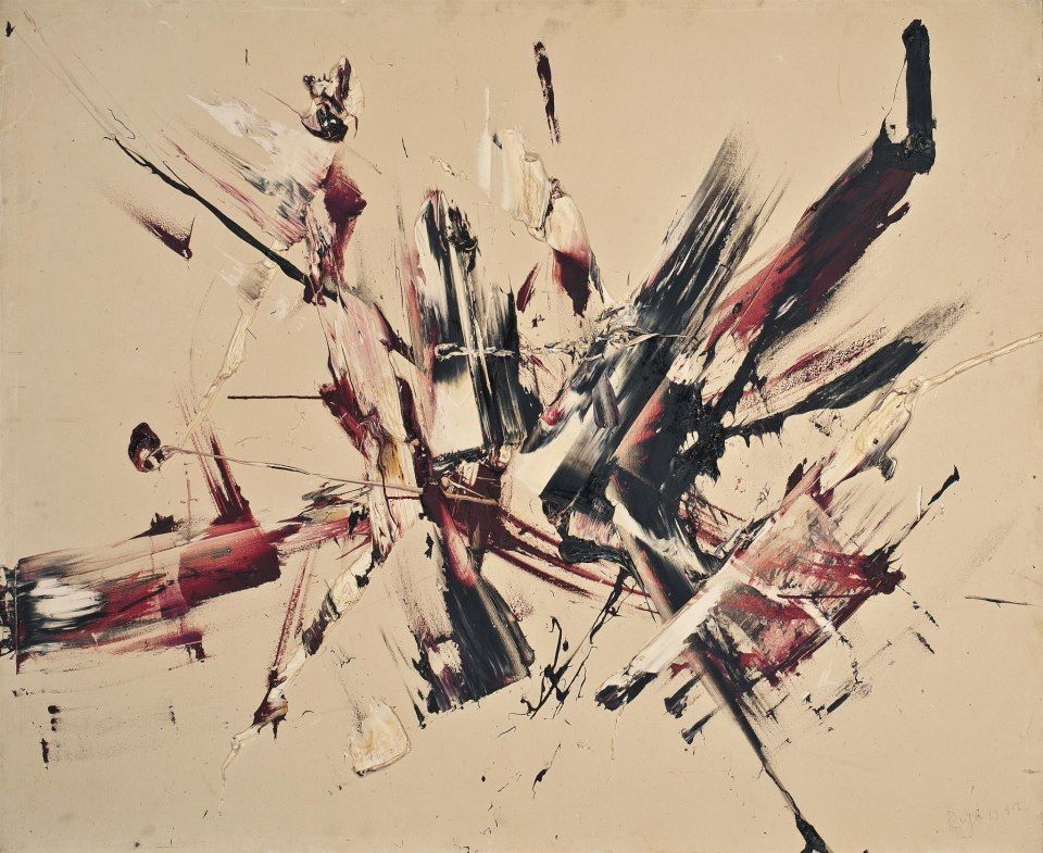 Robbanás 1957 91X115 cm